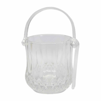 Diva Ice Bucket with Tong 13x12x14cm
