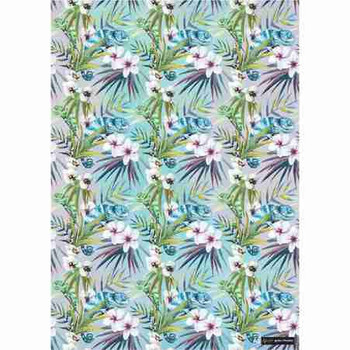 Gift Wrap Paper - Chameleon Flowers