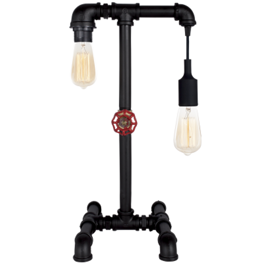 Table and Floor Metal Black Lamp Table and Floor Metal Black Lamp