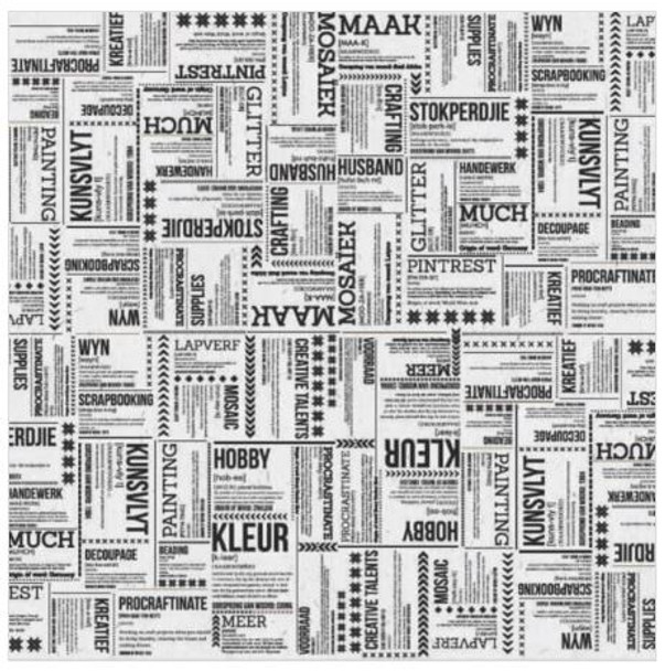 Deco paper - Woordeboek -