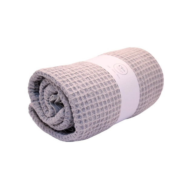 Waffle Weaved Versatile Wet Pebble Towel 85x160cm