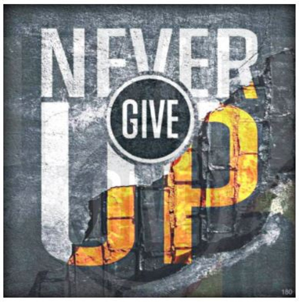 Wall Decor - Never Give Up