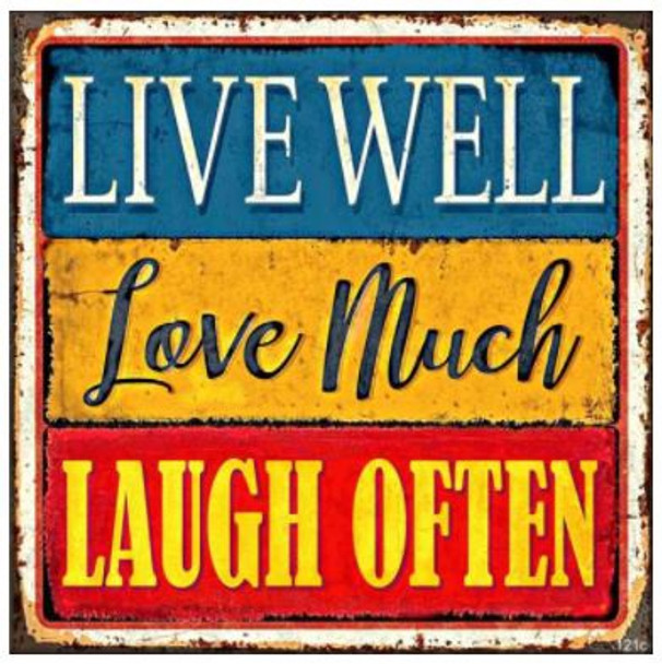 Wall Decor - Live Well Love Much