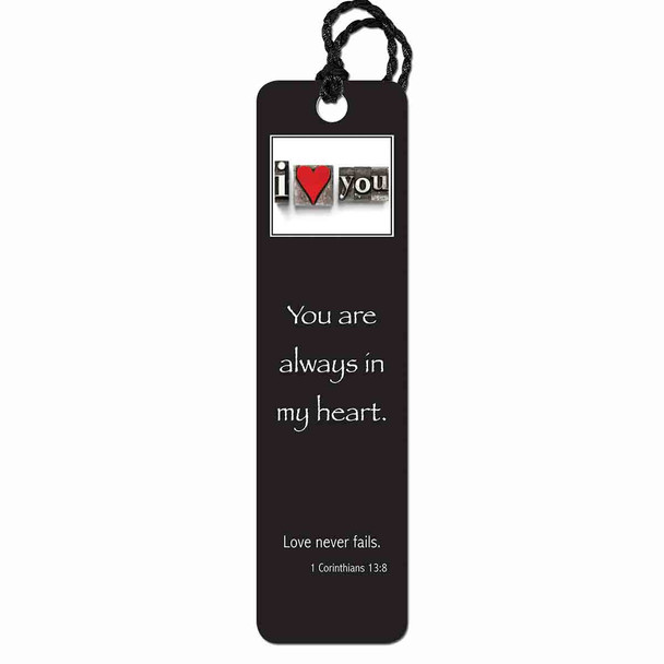 You Are Always In My Heart Tassel Bookmark