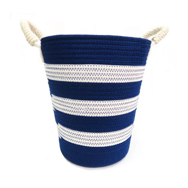 Woven Basket - Blue Beauty  -30x33cm