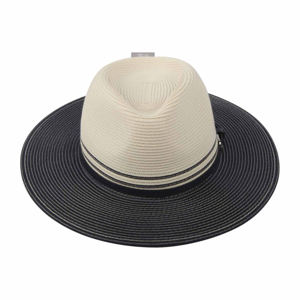 Bella Ivory/Navy 58cm Hat
