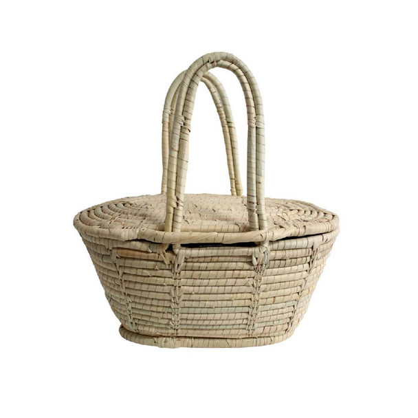 Woven Picnic Basket (48x33x53cm)
