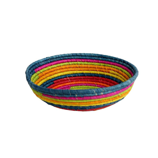 Multi Color Woven Fruit Basket 