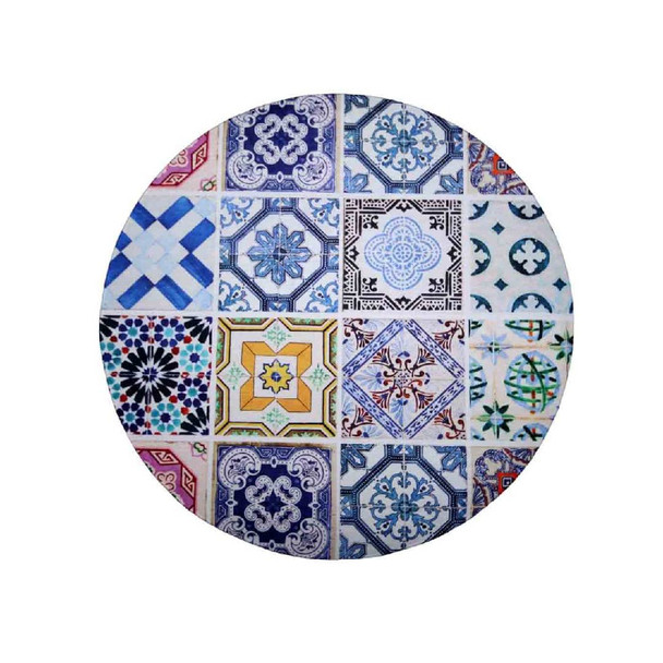 Chenille Rug / Moroccan Mosaic