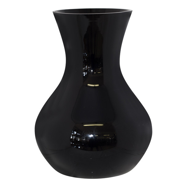 Reese Black Hydria Vase / 30cm