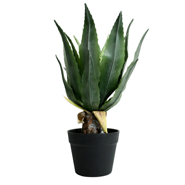 Artificial Potted Plant - Green American Aloe