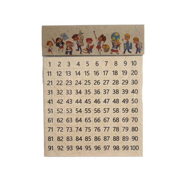 Kids Education Wooden Board - Alphabet And Counting