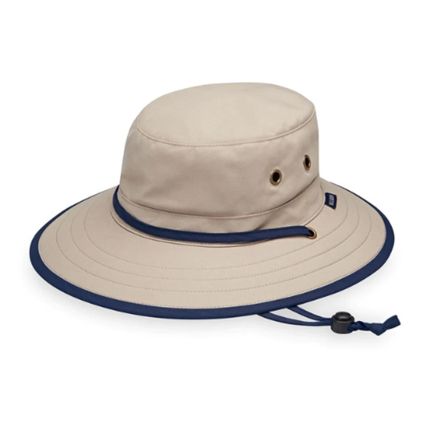 Explorer Hat in Camel Navy