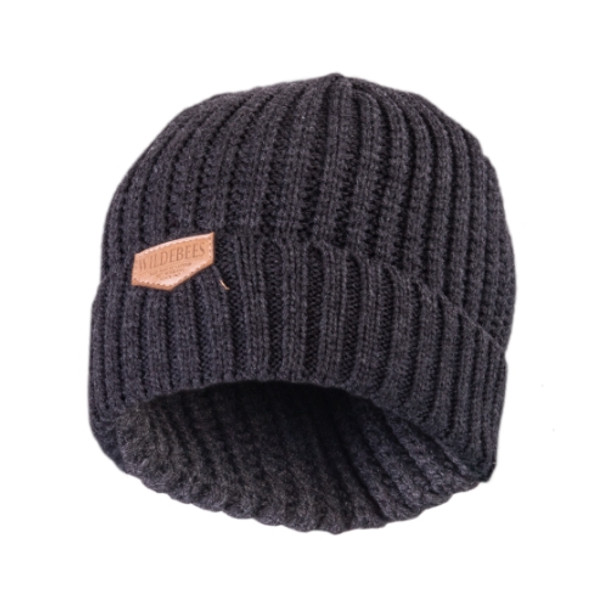 Mens Rib Knit Cuffed Beanie