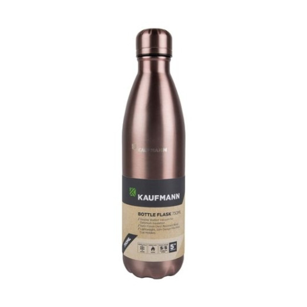 Kaufmann Flask Bottle Stainless Steel Pink 750ml