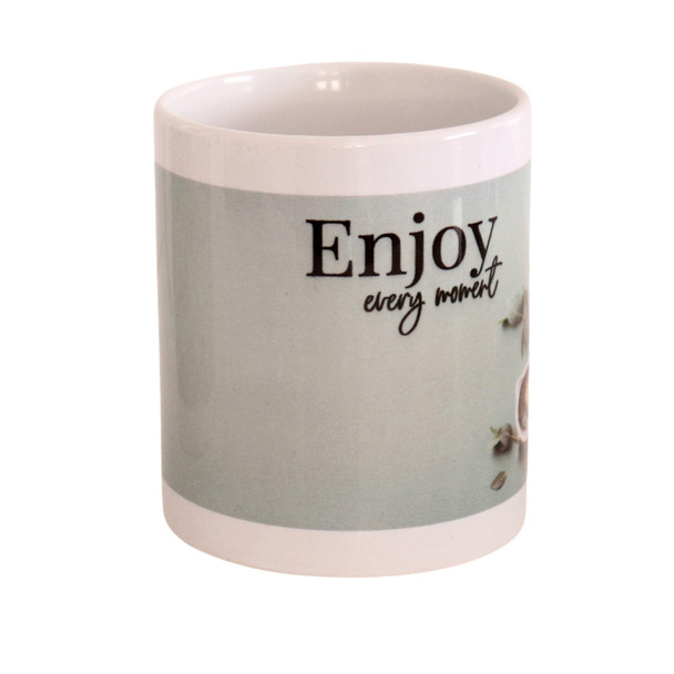 Ceramic Printed Mug - Enjoy Every Moment