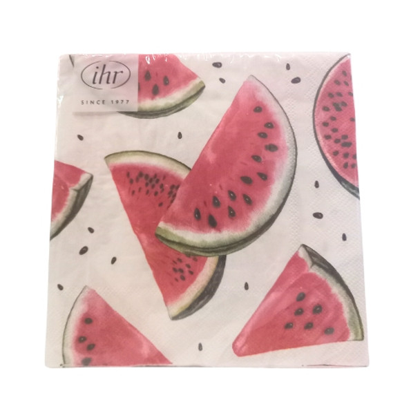 Serviette - Watermelon White (33x33cm)