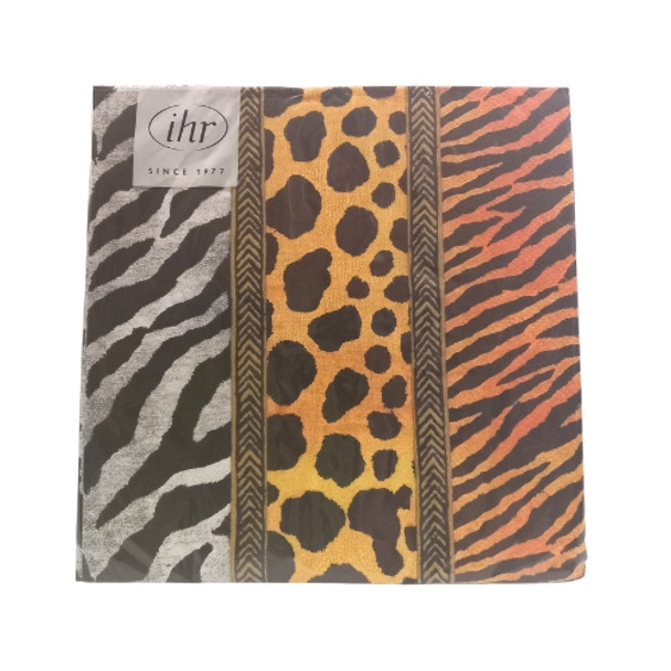 Serviette - Animal Print Gold (33x33cm)