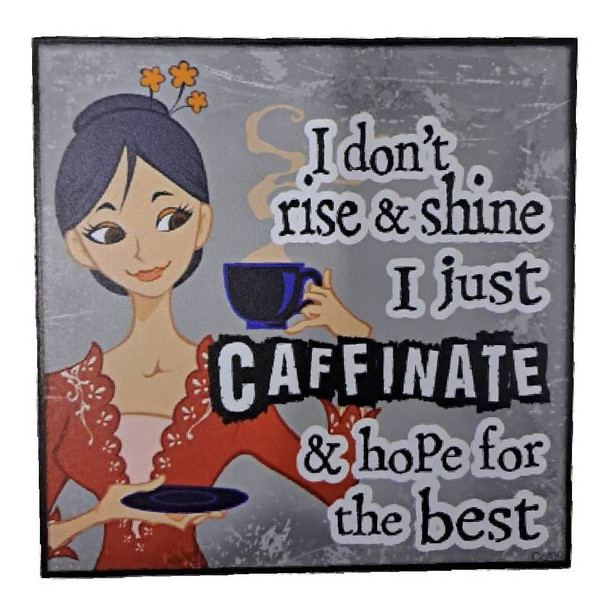 Wall Decor - I Just Caffinate