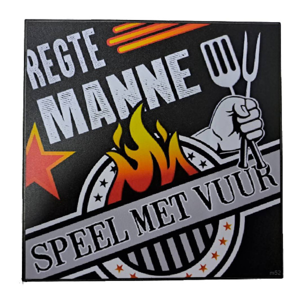 Wall Decor - Regte Manne