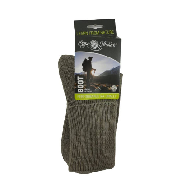 Mohair Boot Sock - Lite Fawn