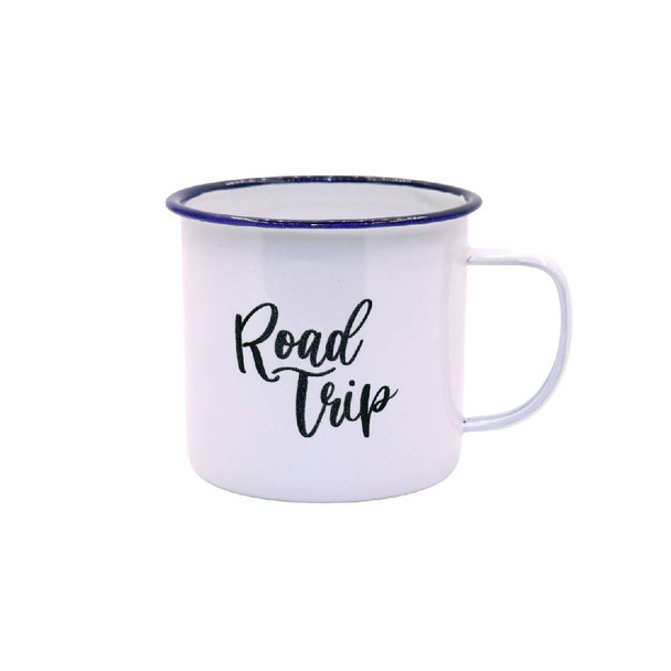 Engraved Enamel Mug - Road Trip