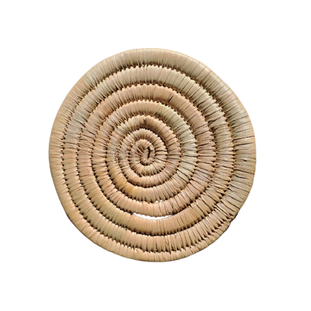 Natural Round Woven Placemats (35cm)