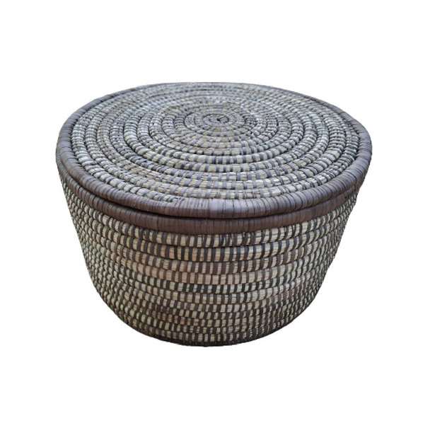 Small Cylinder Basket - Brown