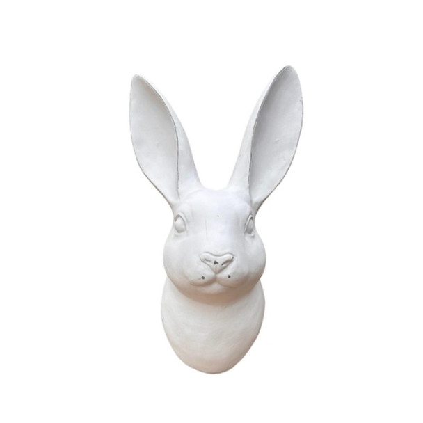 Off White Ceramic Bunny Head