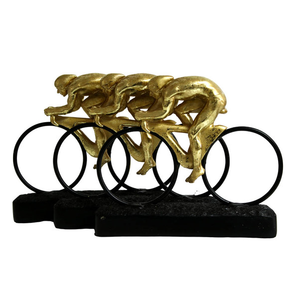 Gold And Black Resin Trofee - Speed Cycling