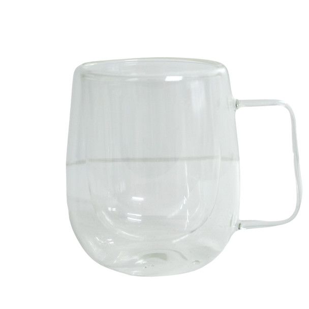 Clear With Handle Glass 250ml Coffee Mug