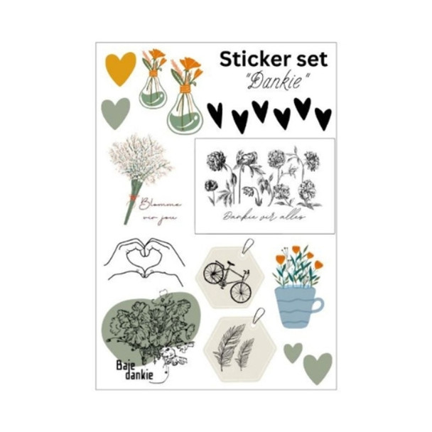 Large Sticker Set - Dankie Blomme
