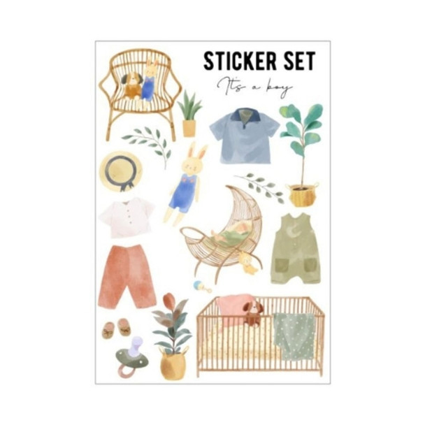 Large Sticker Set - it’s a Boy Soft Colours