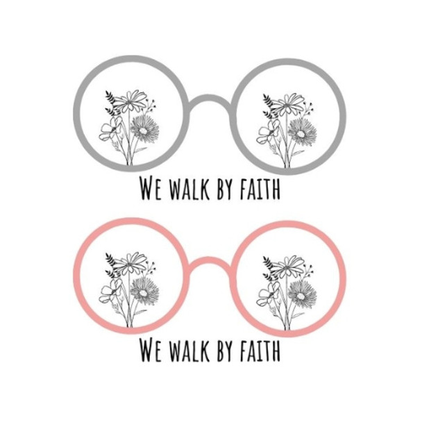 Small Sticker Set - We Walk By Faith