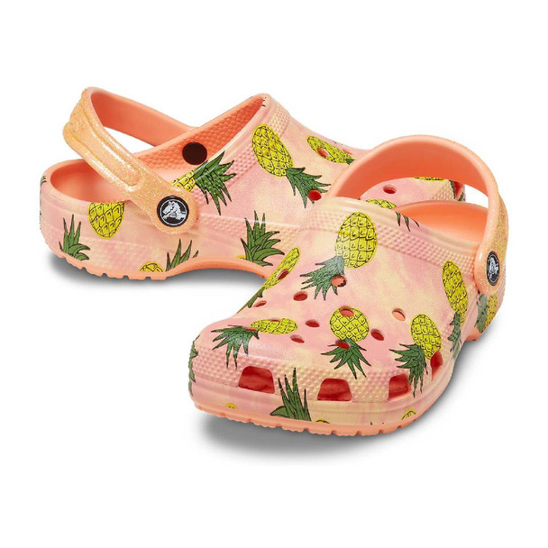 Classic Pool Party Kids Clog / Papaya