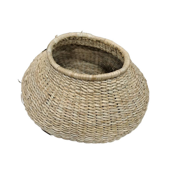 Weaved Round Planter Pots - Natural