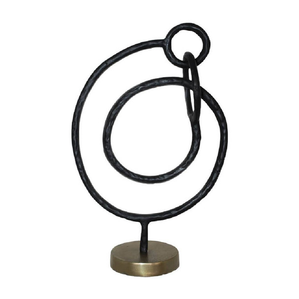 Black Orbit Sculpture 49x31cm