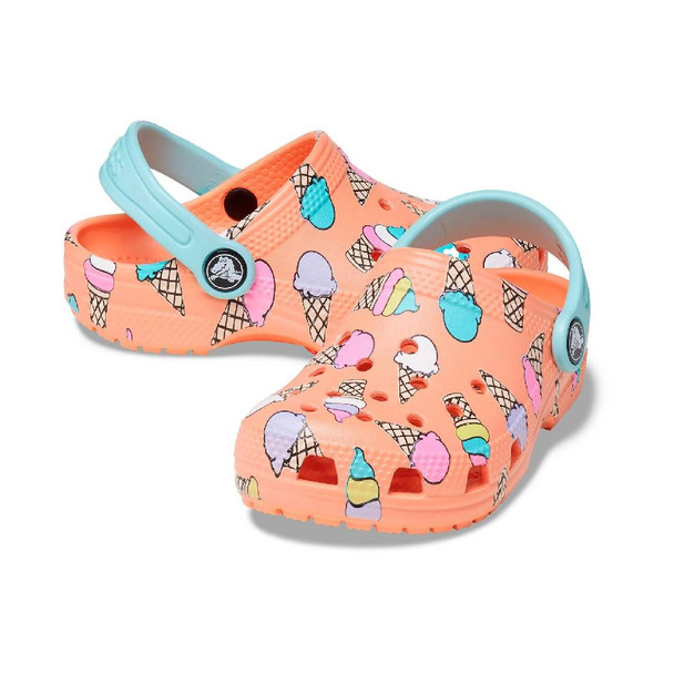 Classic Pool Party Toddler  Clog / Papaya