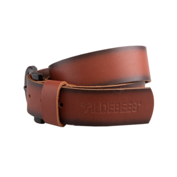 Burnished Leather Belt / Tan