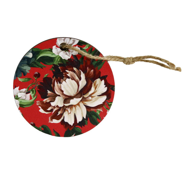 Gift Wrap Tag - Cream Peony