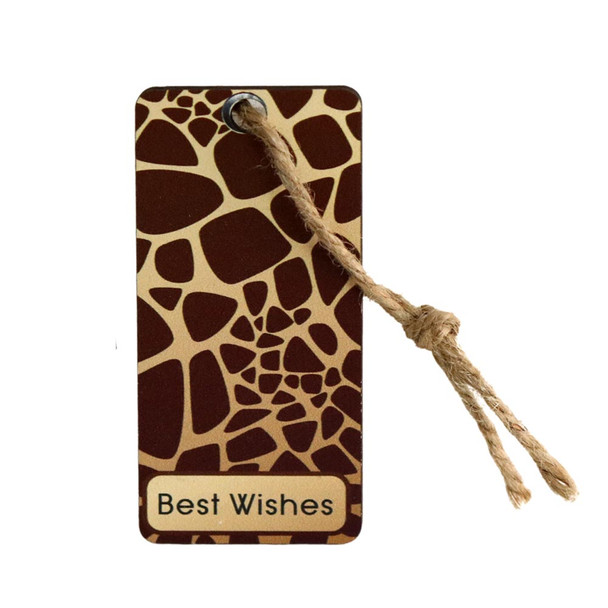 Gift Wrap Tag - Best Wishes