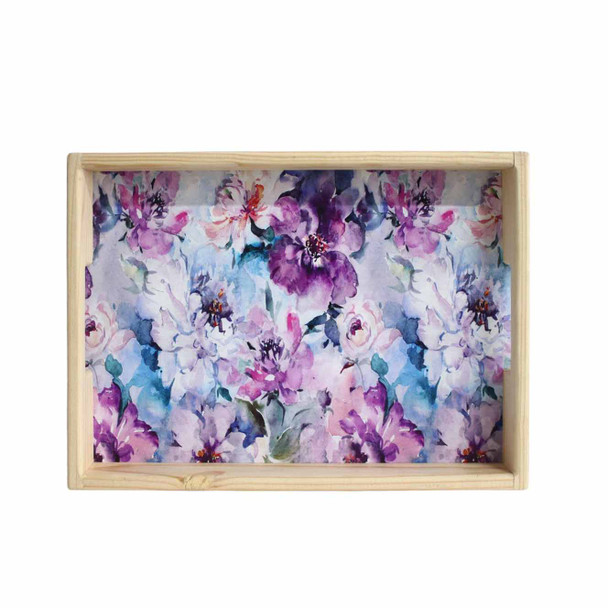 Purple Peony Tray