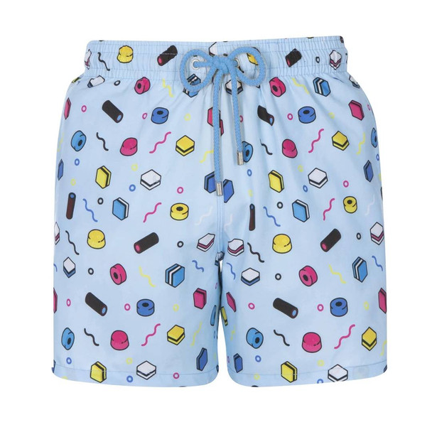 Mid-length Swim Shorts - All Sorts / Baby Blue