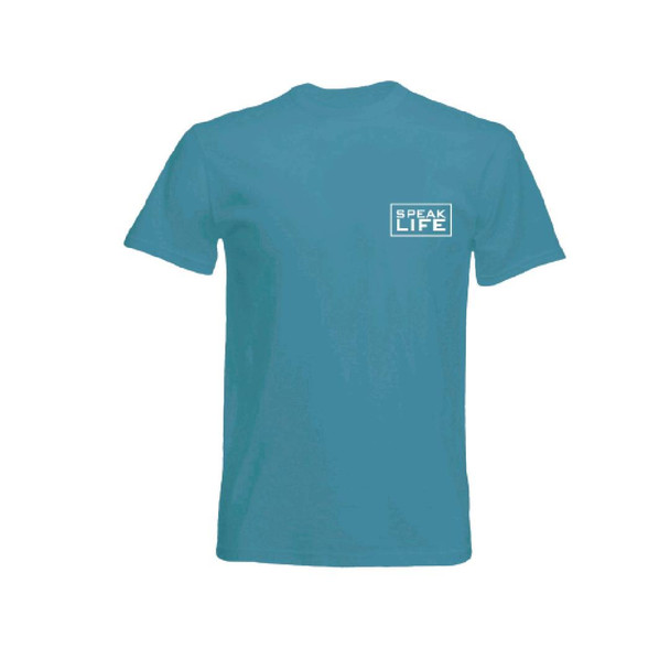 Men's Ocean Blue Tee - Speak Life