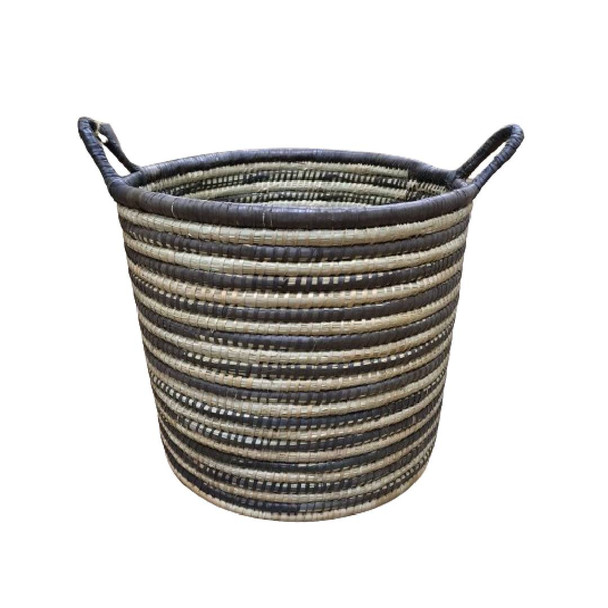 Striped Storage Baskets Medium with Handle