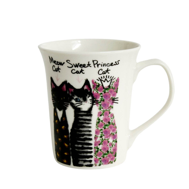 Ceramic Mug - Meow Cat Left