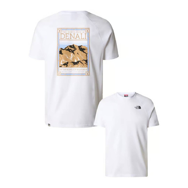 Men's S/S North Faces Tee - TNF White/ Almond Butter
