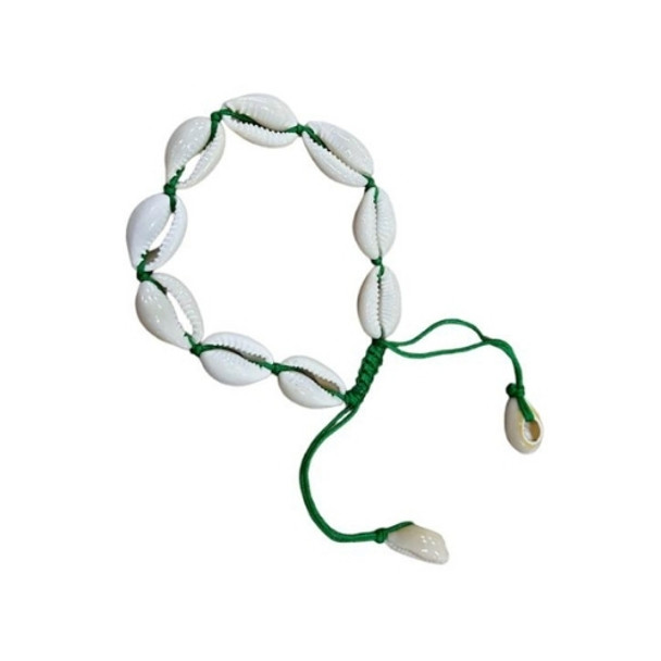 Bracelet - Shells, Green String