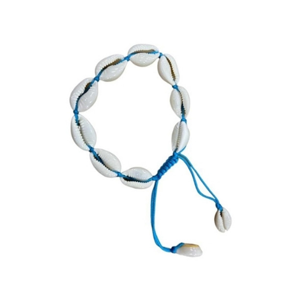 Bracelet - Shells, Blue String