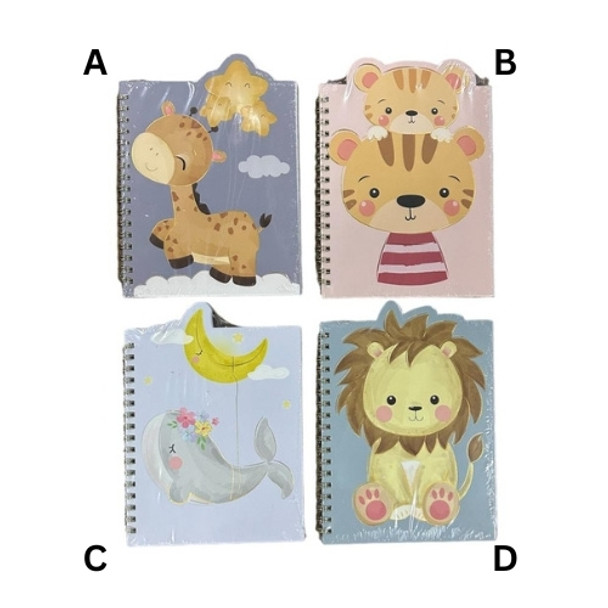 Cartoon Wildlife Children Notebook